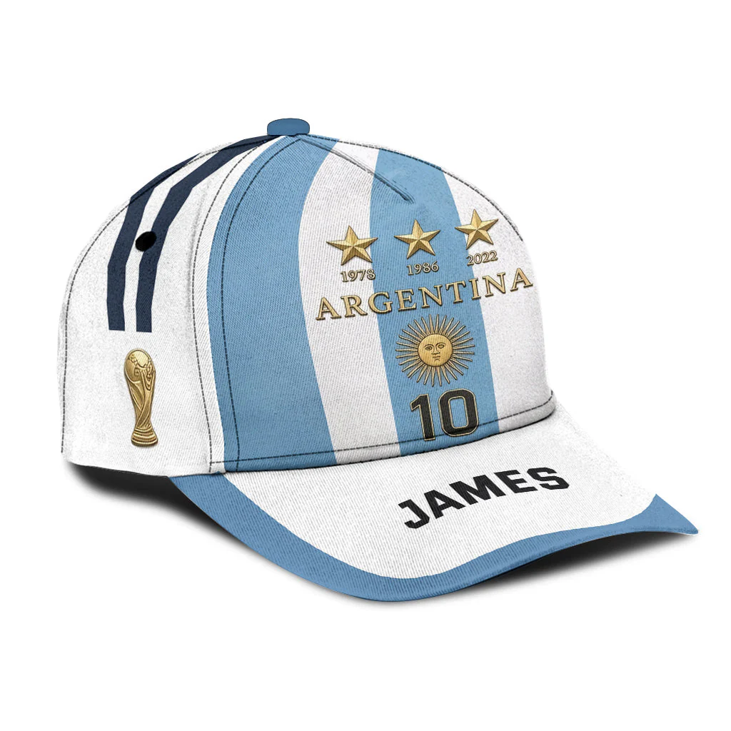 2026 Argentina Global Football Championship - Personalized Classic Cap - Gift For Football Lovers, Sport Fans - Image 4