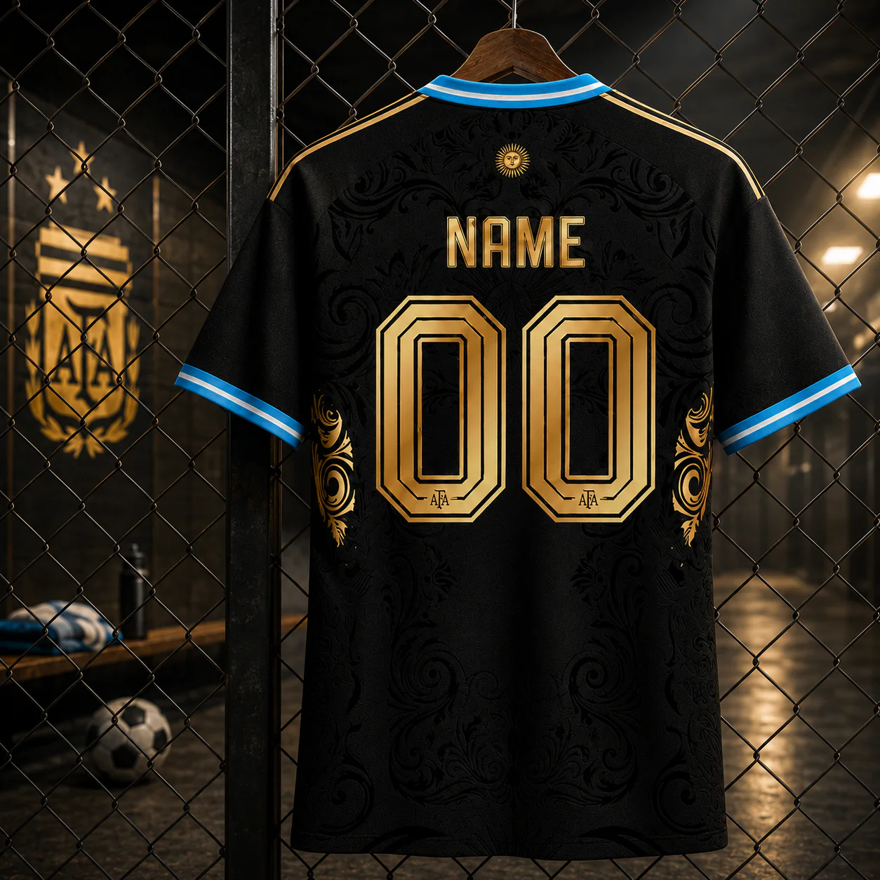 2026 Argentina Shining Football Champion - Personalized Soccer Jersey - Gift For Football Lovers, Sport Fans - Image 4
