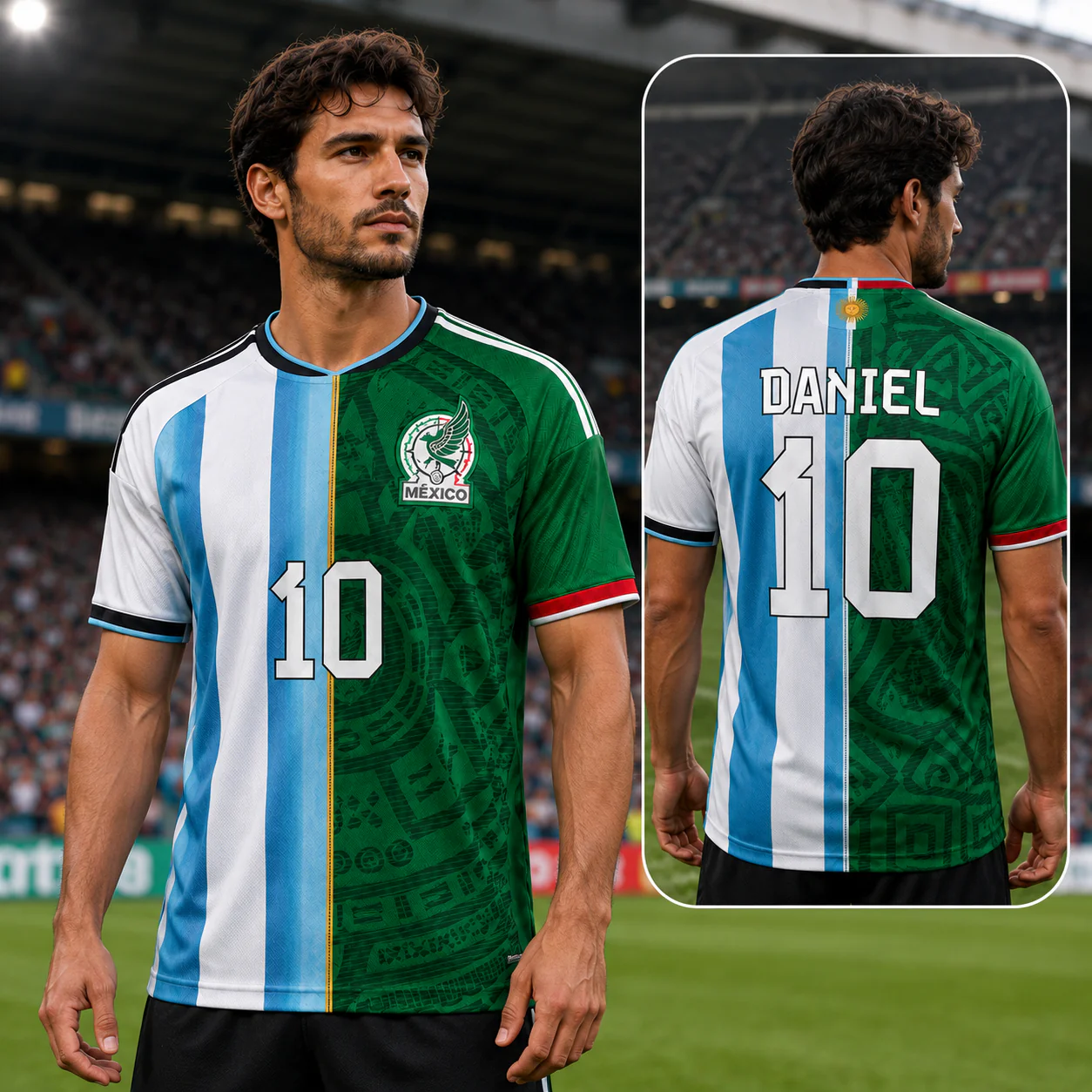 2026 Argentina x Mexico Football Champion - Personalized Soccer Jersey - Gift For Football Lovers, Sport Fans