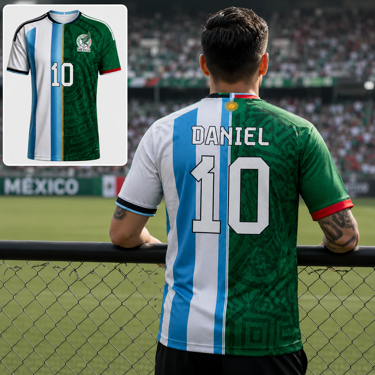 2026 Argentina x Mexico Football Champion - Personalized Soccer Jersey - Gift For Football Lovers, Sport Fans - Image 3