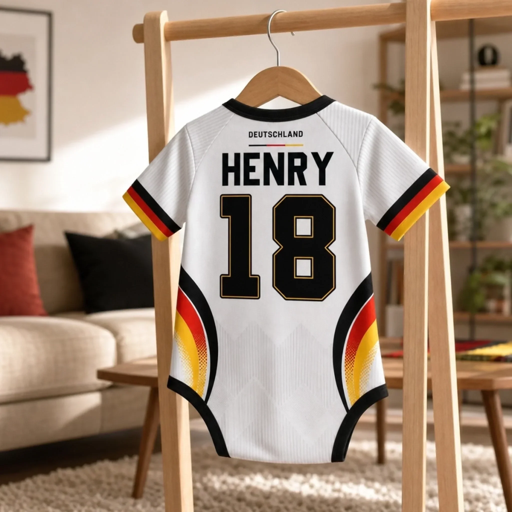 2026 Brazil Little Football Star - Personalized Baby Jersey Bodysuit - Gift For New Moms, New Dads, Soccer Fans - Image 7