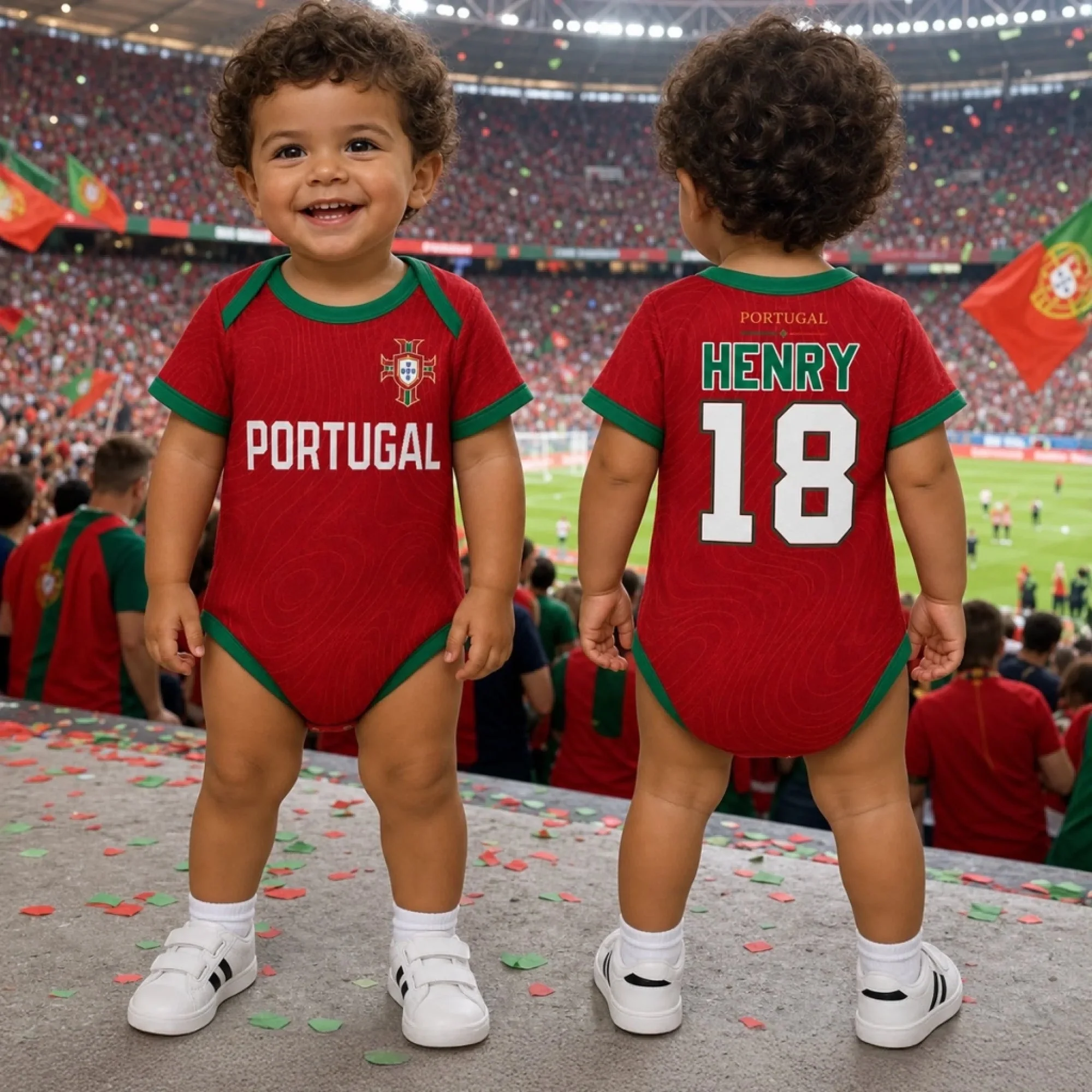 2026 France Little Football Star - Personalized Baby Jersey Bodysuit - Gift For New Moms, New Dads, Soccer Lovers - Image 2