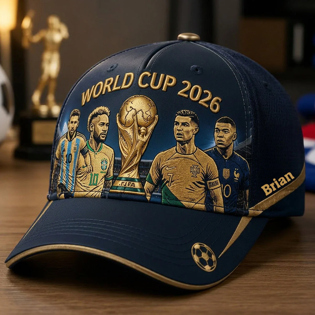 2026 Global Football Star Champion - Personalized Classic Cap - Gift For Football Lovers, Sport Fans