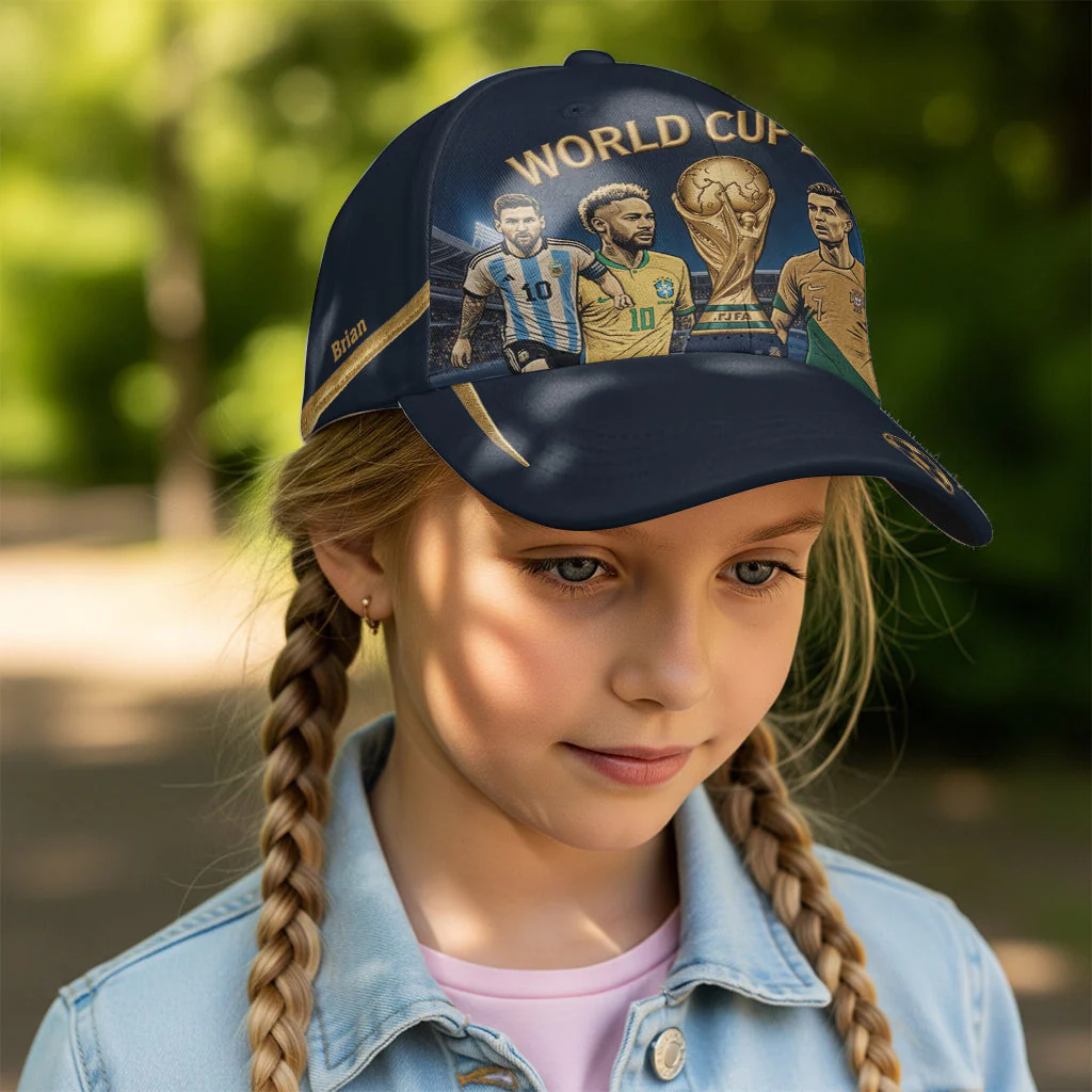 2026 Global Football Star Champion - Personalized Classic Cap - Gift For Football Lovers, Sport Fans - Image 10