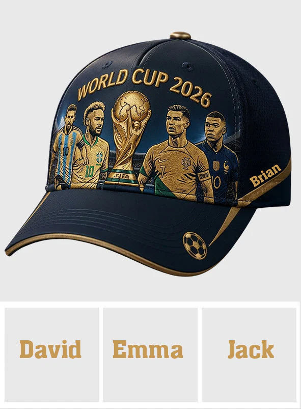 2026 Global Football Star Champion - Personalized Classic Cap - Gift For Football Lovers, Sport Fans - Image 11