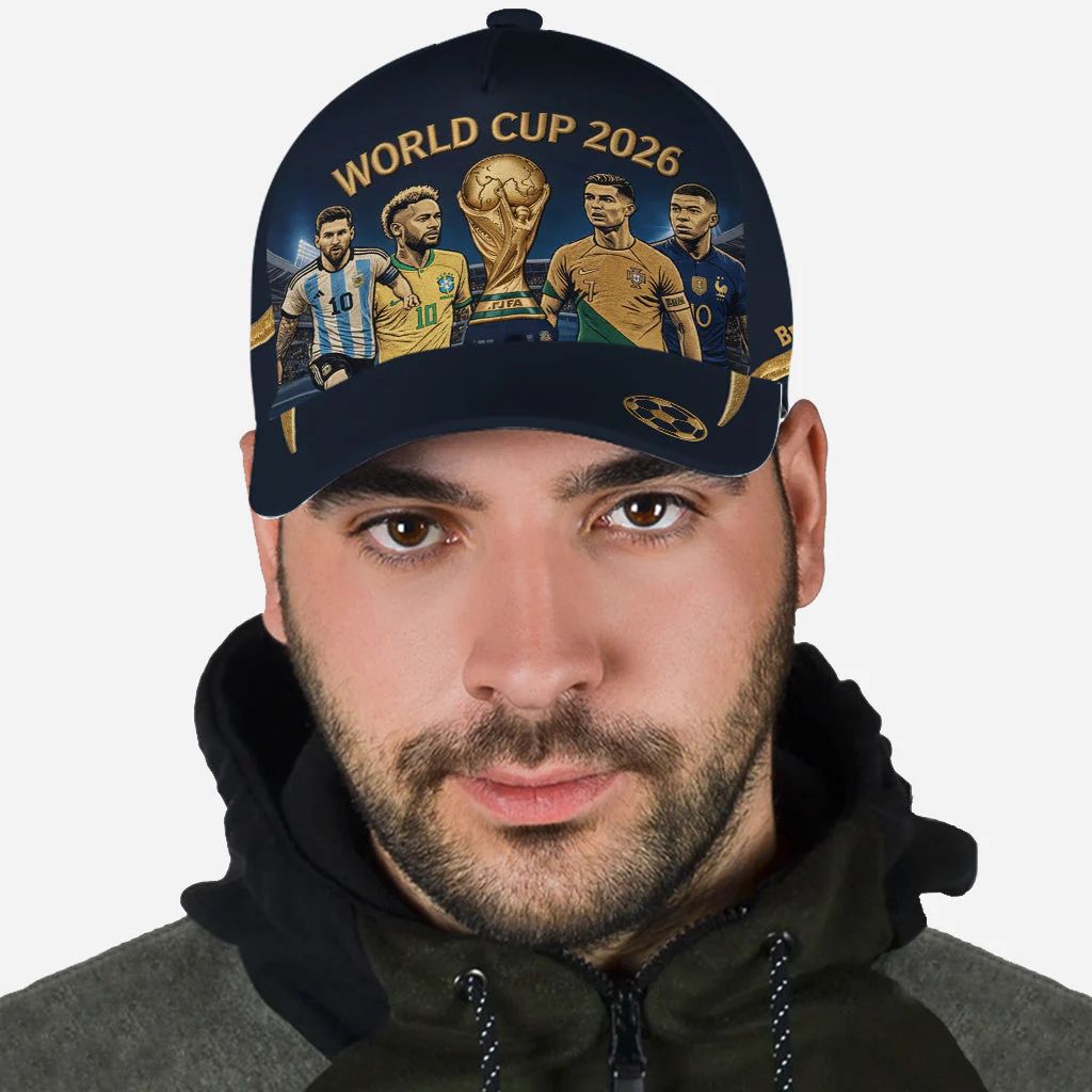 2026 Global Football Star Champion - Personalized Classic Cap - Gift For Football Lovers, Sport Fans - Image 5