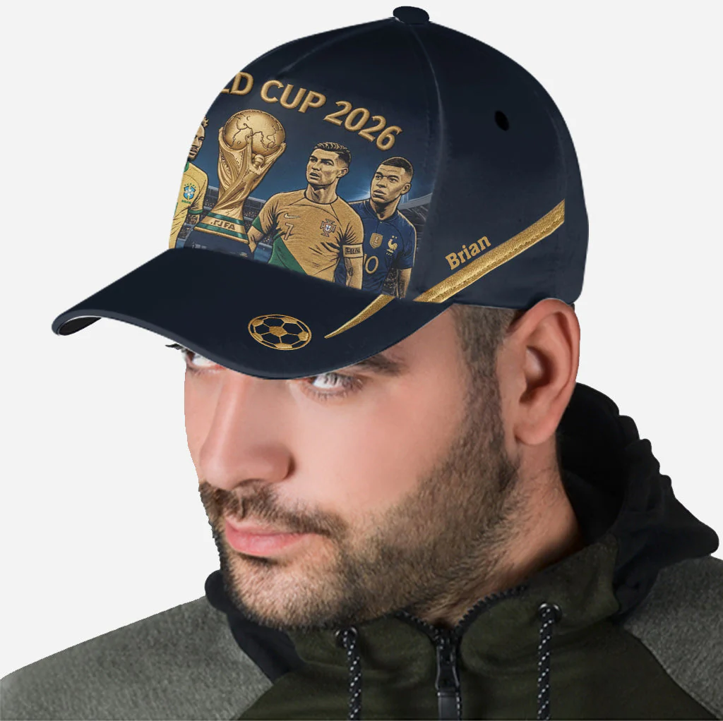 2026 Global Football Star Champion - Personalized Classic Cap - Gift For Football Lovers, Sport Fans - Image 6