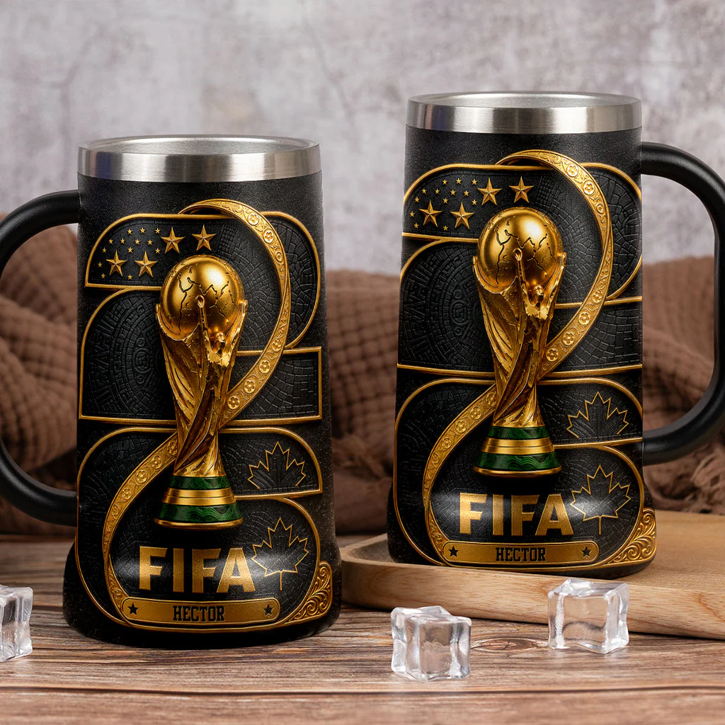 2026 Global Soccer Championship - Personalized Beer Stein - Gift For Football Lovers, Sport Fans - Image 2