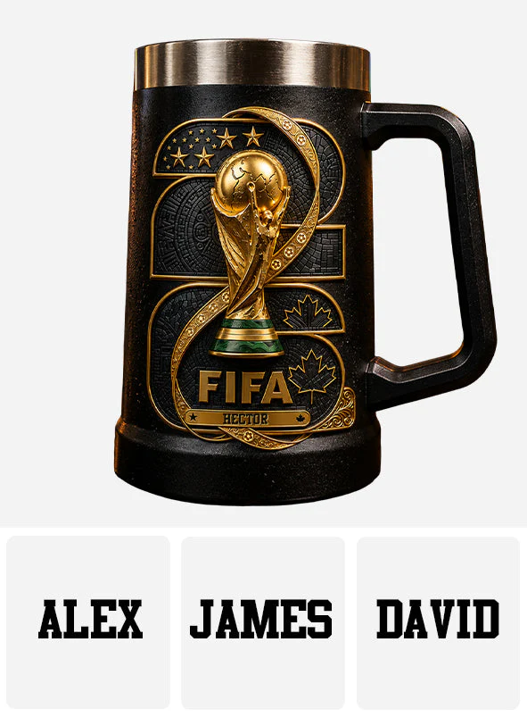 2026 Global Soccer Championship - Personalized Beer Stein - Gift For Football Lovers, Sport Fans - Image 5