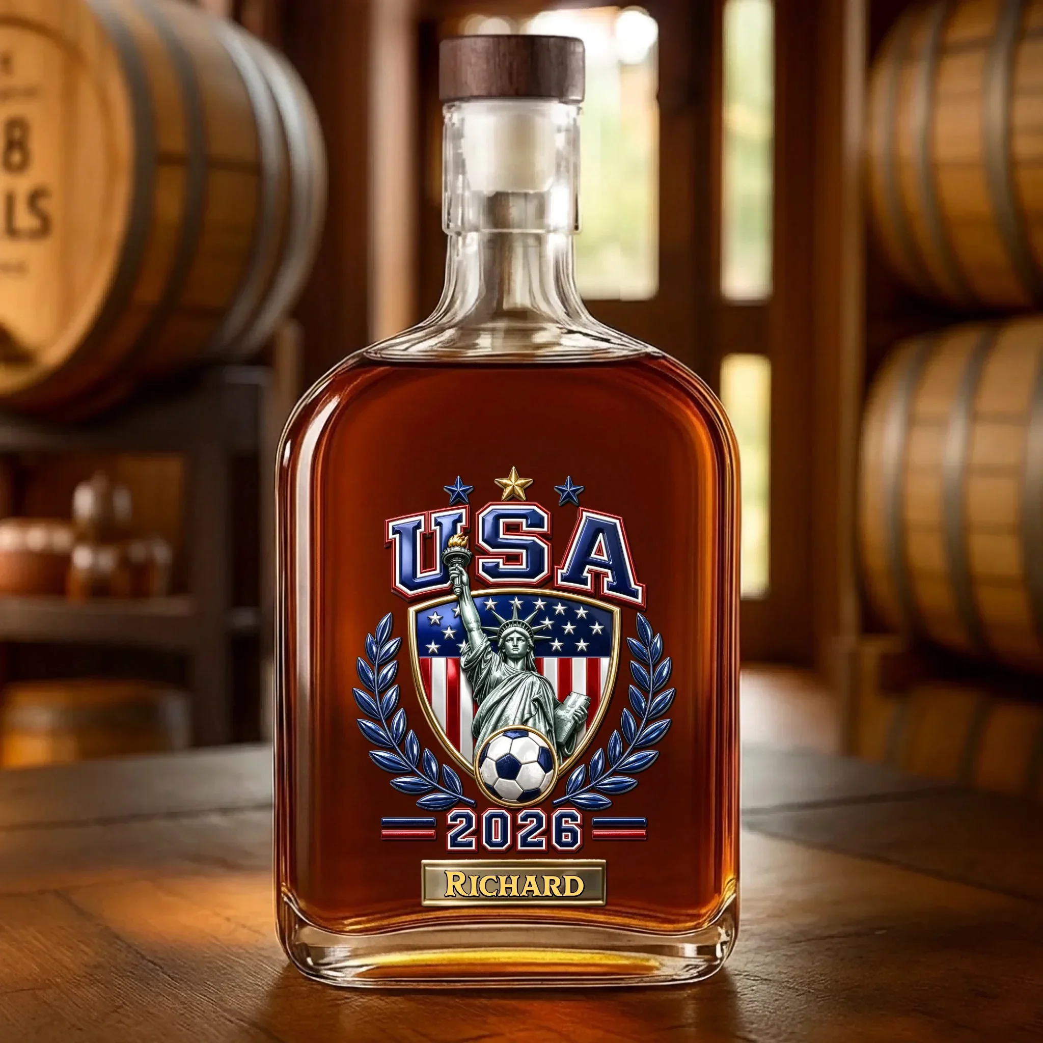 2026 Global Soccer Championship - Personalized Whiskey Glass - Gift For Football Lovers, Soccer Fans - Image 4
