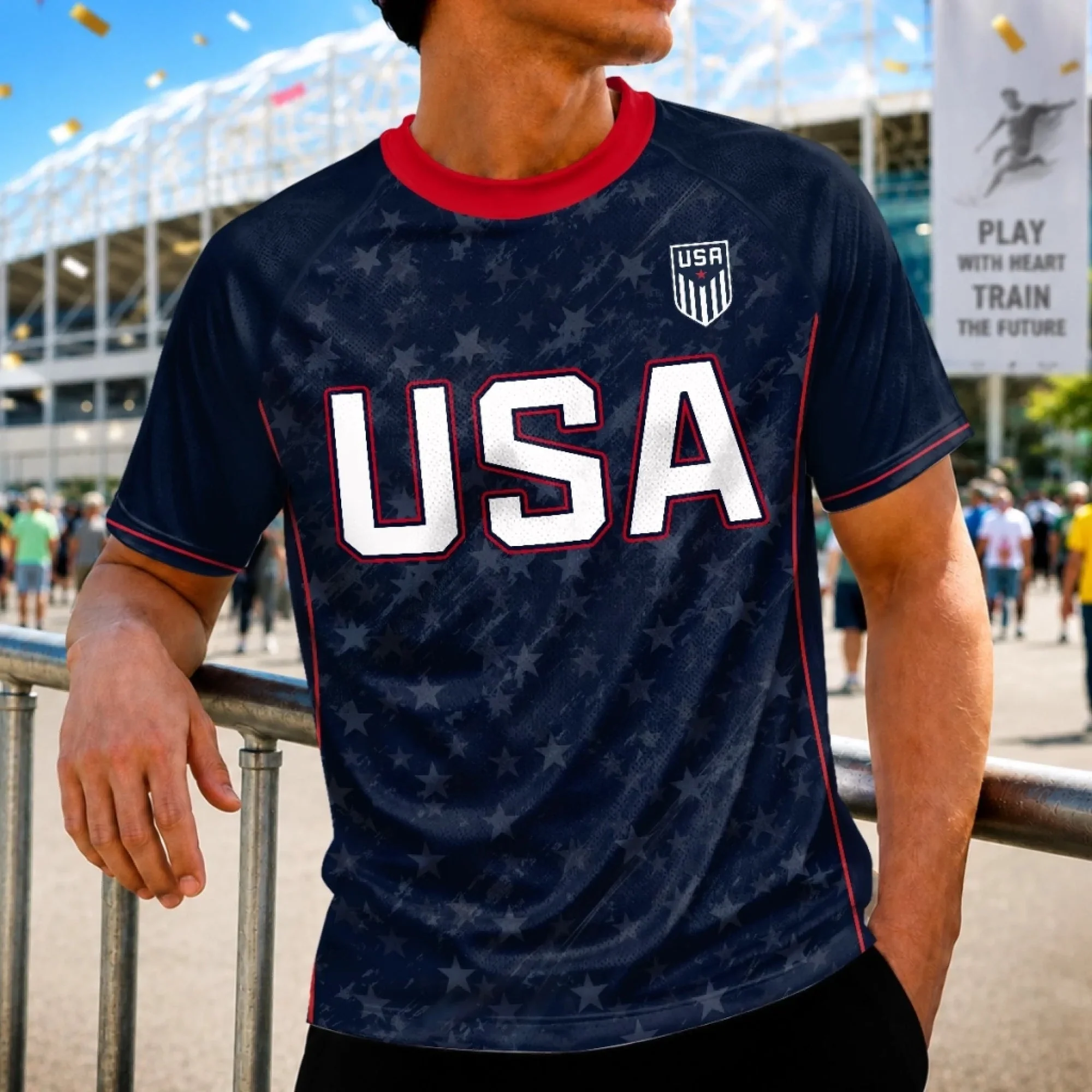2026 USA Home Team Soccer Championship - Personalized Soccer Jersey - Gift For Football Lovers, Sport Fans - Image 2
