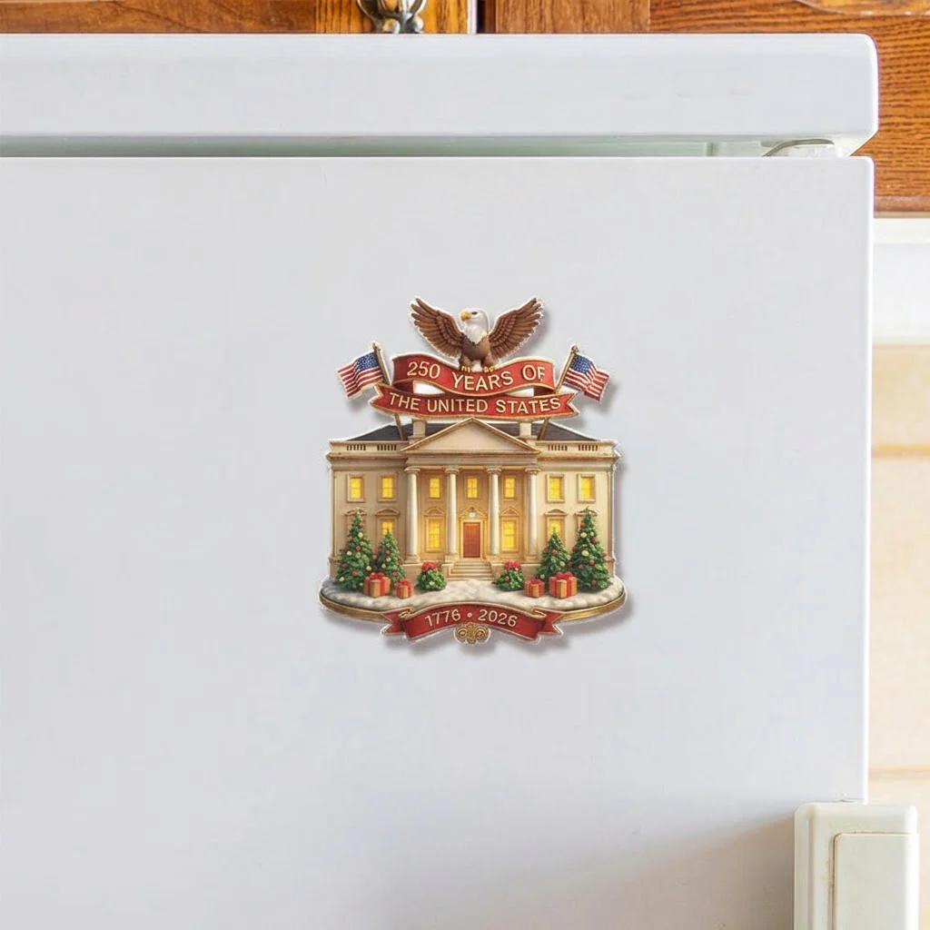 250 Years of The United States - Shape Acrylic Fridge Magnet - Patriotic Gift For Family HN02 - Image 2