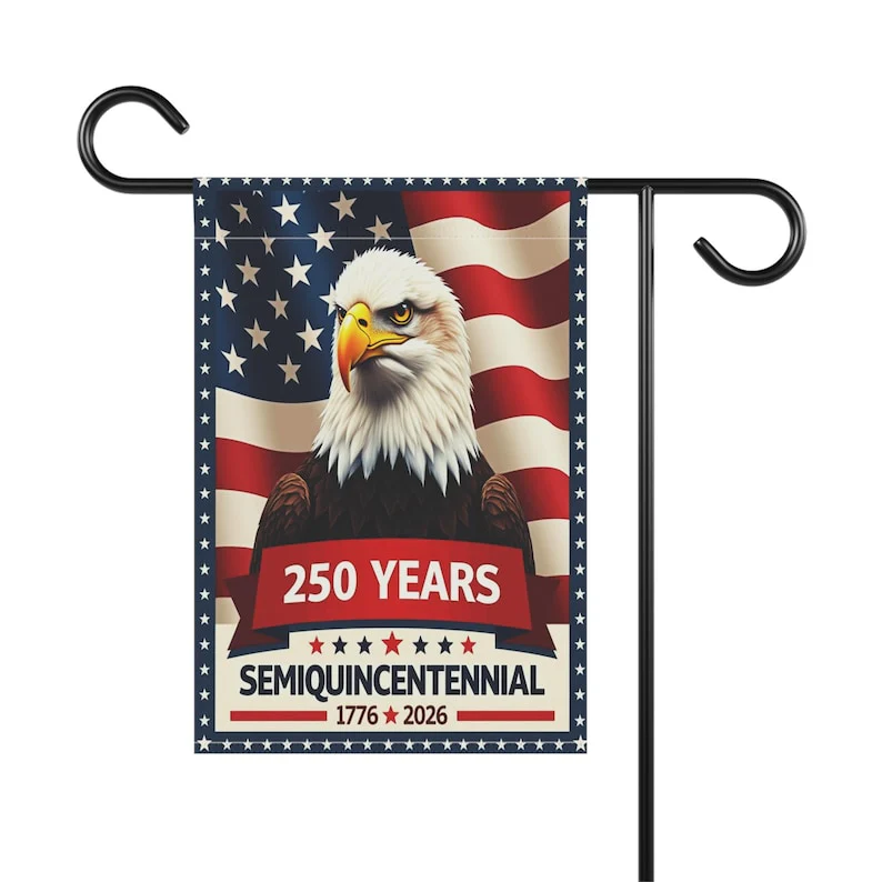 250 Years Semiquincentennial Bald Eagle Flag - Gift For Patriotic, Veterans | HN02 - Image 4