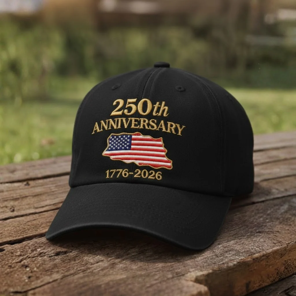 250th Anniversary 1776-2026 -Embroidered Cap - Gift For Patriotic HN02 - Image 2