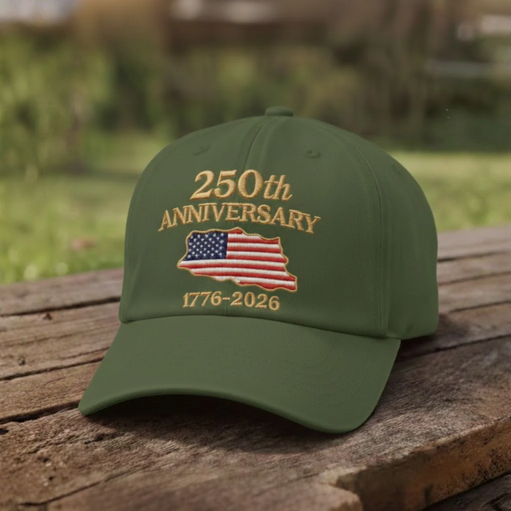 250th Anniversary 1776-2026 -Embroidered Cap - Gift For Patriotic HN02 - Image 6