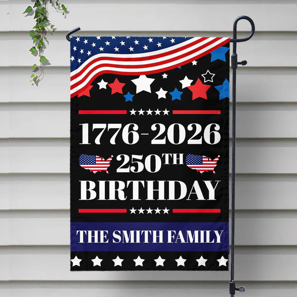 250th Anniversary 1776 - 2026 - Personalized Flag - Patriotic Gift For Family HN02 - Image 3
