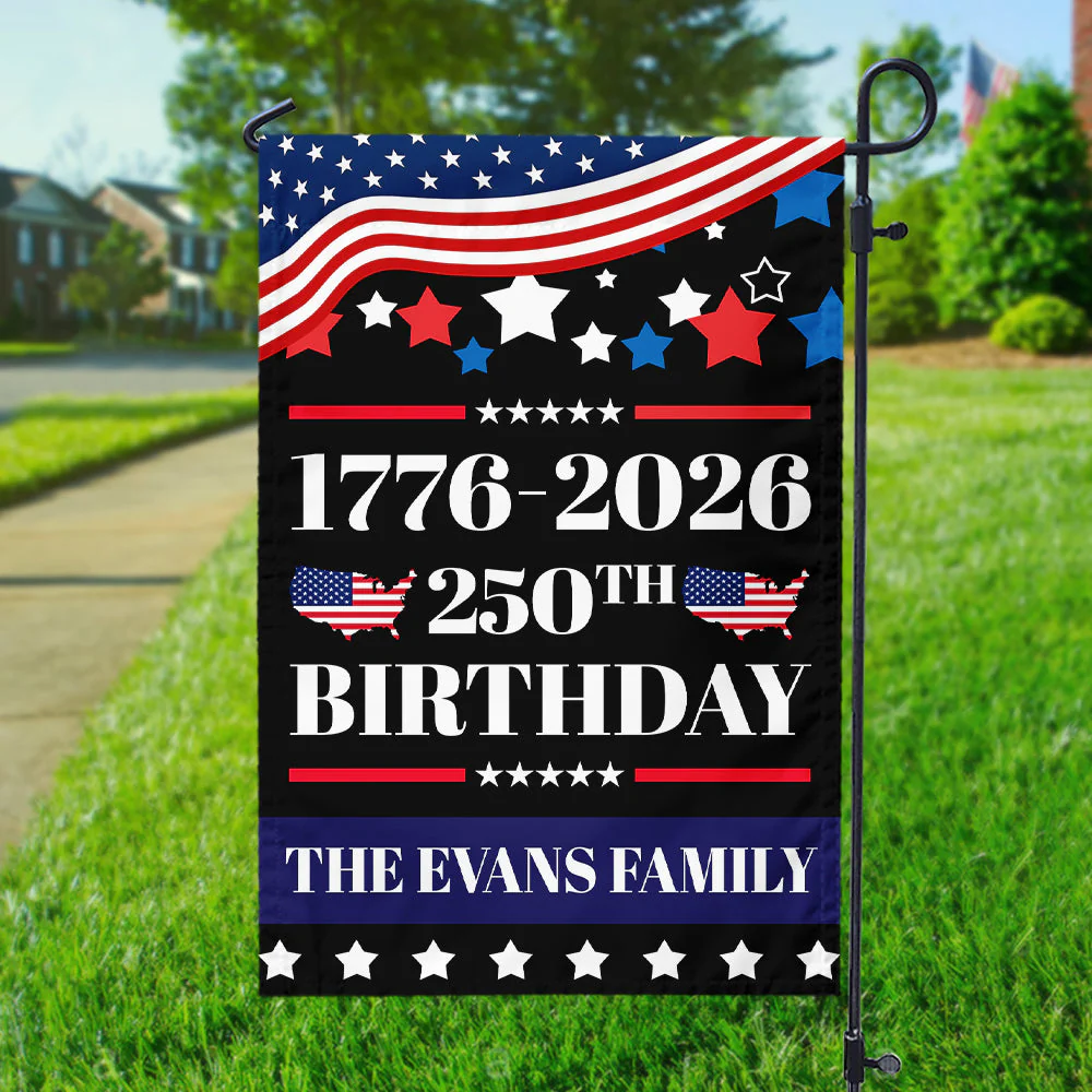 250th Anniversary 1776 - 2026 - Personalized Flag - Patriotic Gift For Family HN02 - Image 6