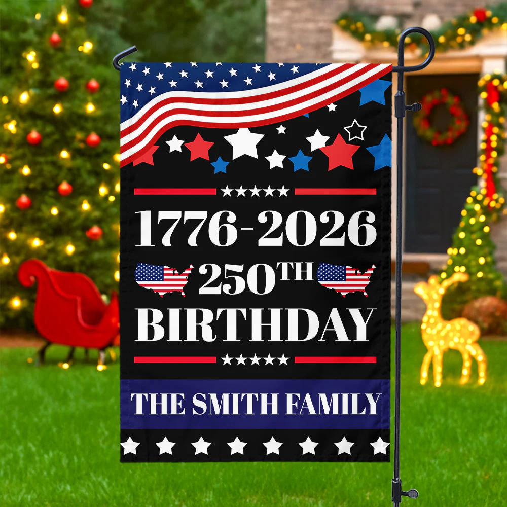 250th Anniversary 1776 - 2026 - Personalized Flag - Patriotic Gift For Family HN02 - Image 7
