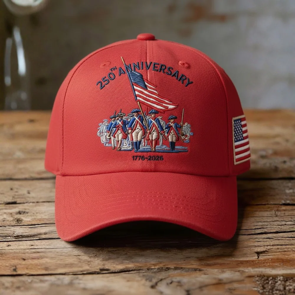 250th Anniversary 1976-2026 - Embroidered Cap - Gift For Patriotic HN02 - Image 4