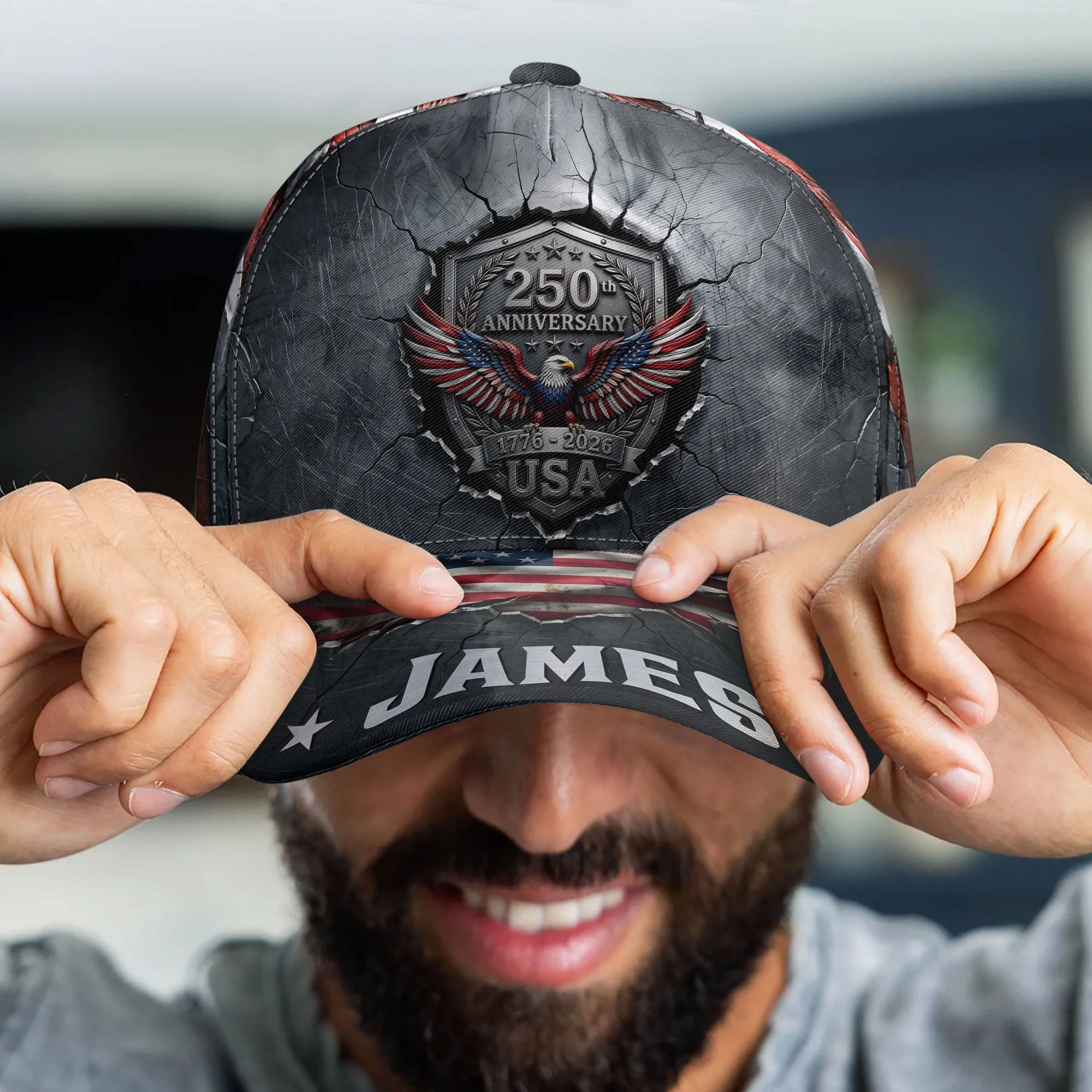250th Anniversary United States Of America - Personalized Classic Cap - Image 4