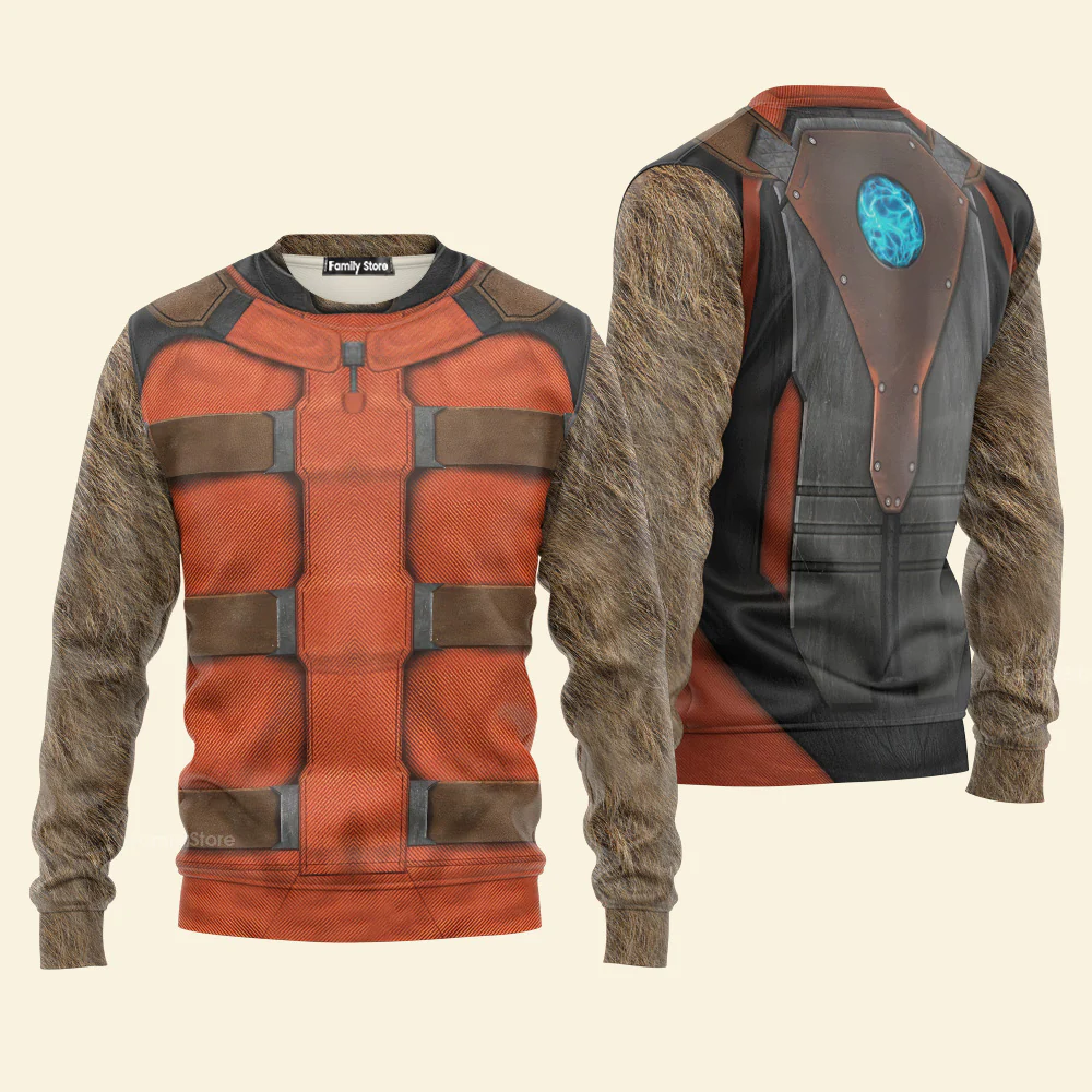 Guardian Of The Galaxy Rocket Racoon Costume Sweater - Image 3