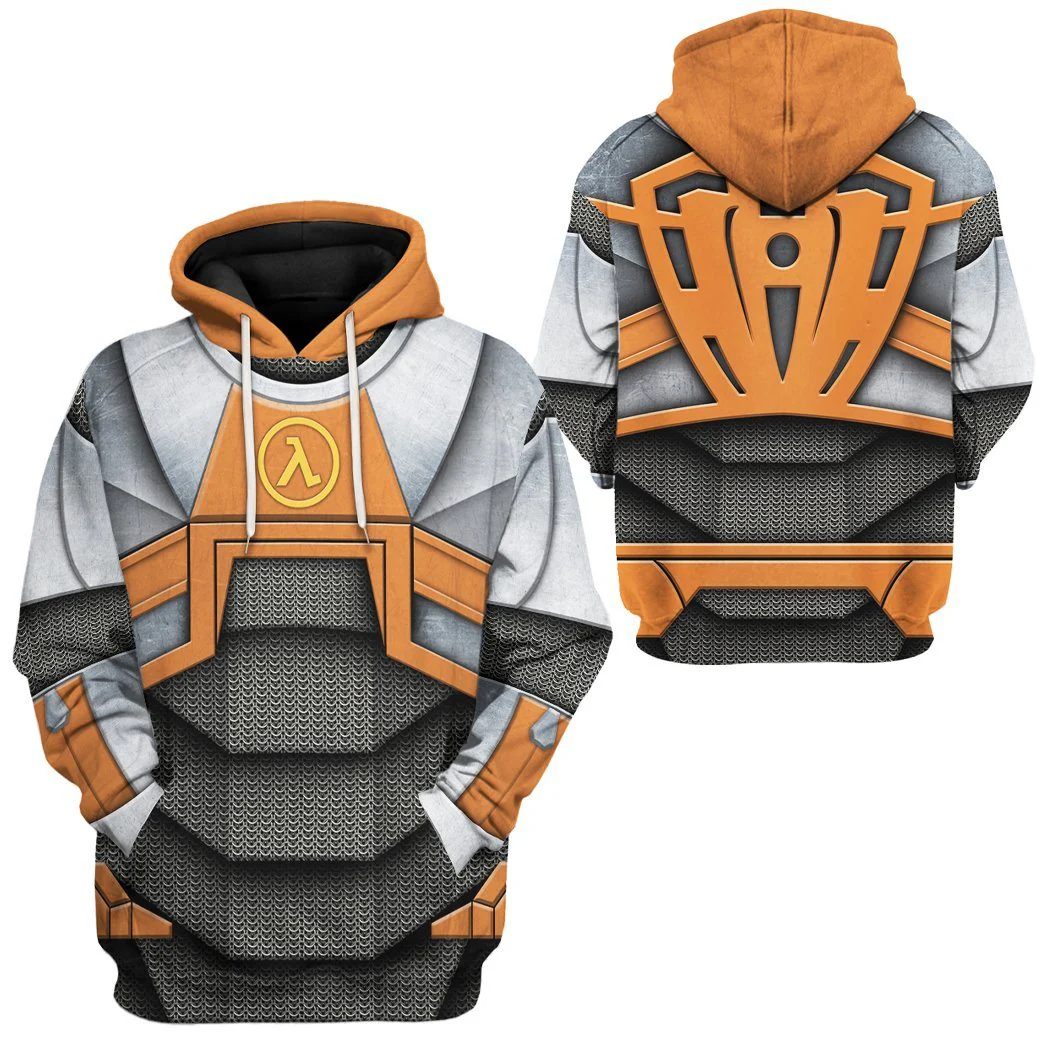 Half Life Dr Gordon Freeman Hoodie For Men & Women - Image 3