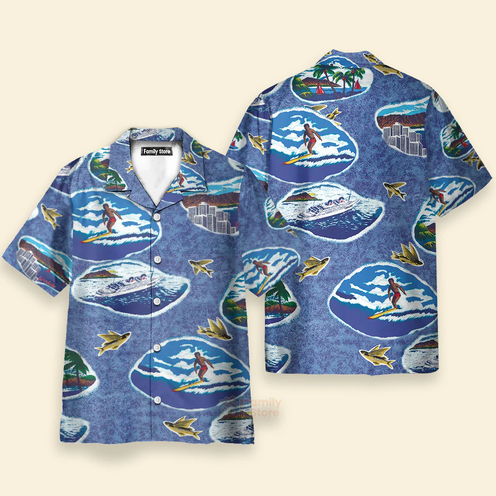 Honolulu Goose In Top Gun Custom Hawaiian Shirt - Image 2