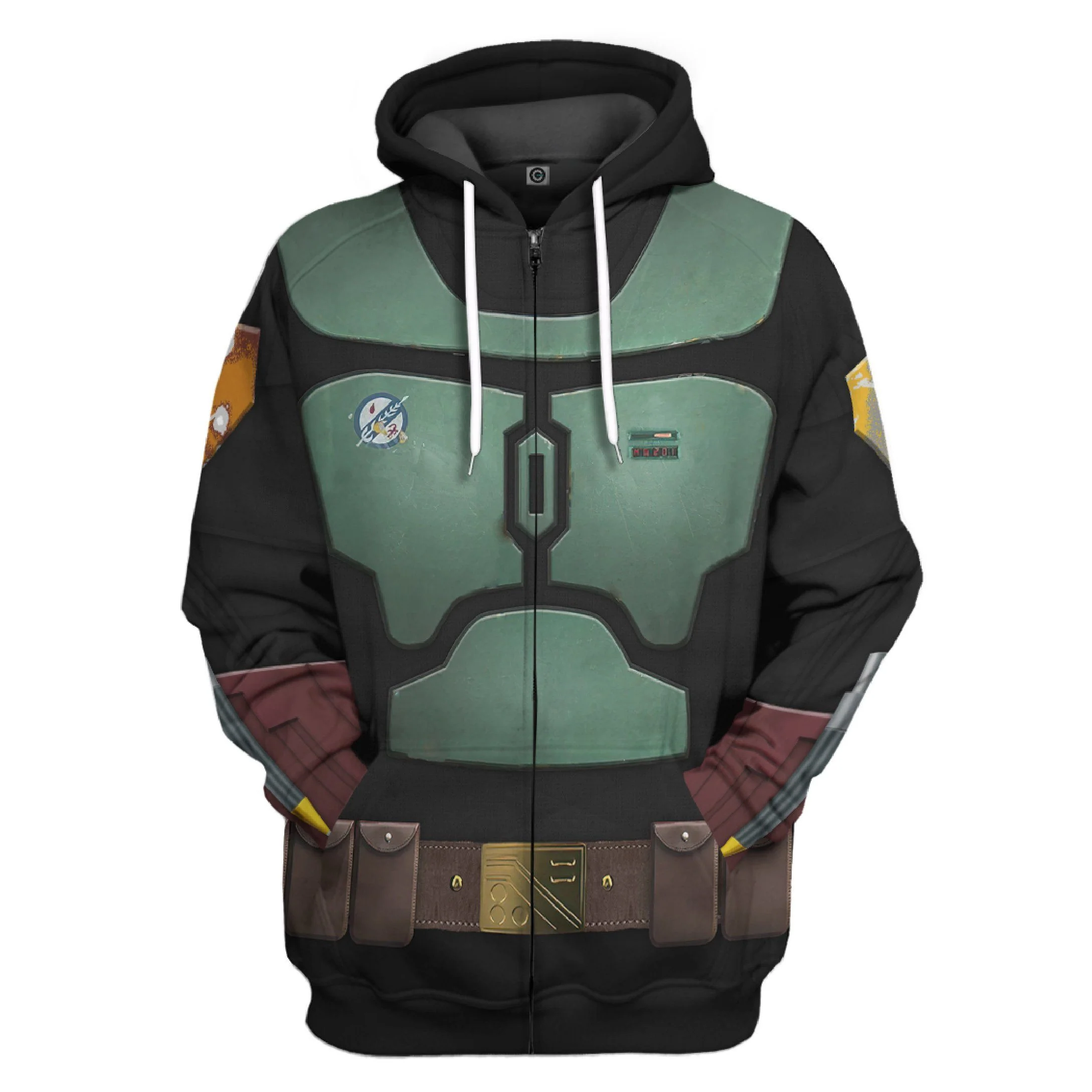 Stwa Boba Fett In The Black Mando Season 2 Hoodie - Image 2