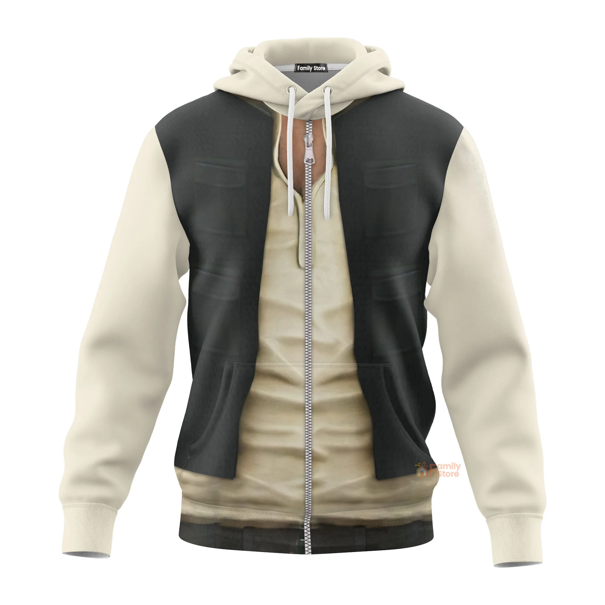 Stwa Han Solo Set Hoodie For Men - Image 4