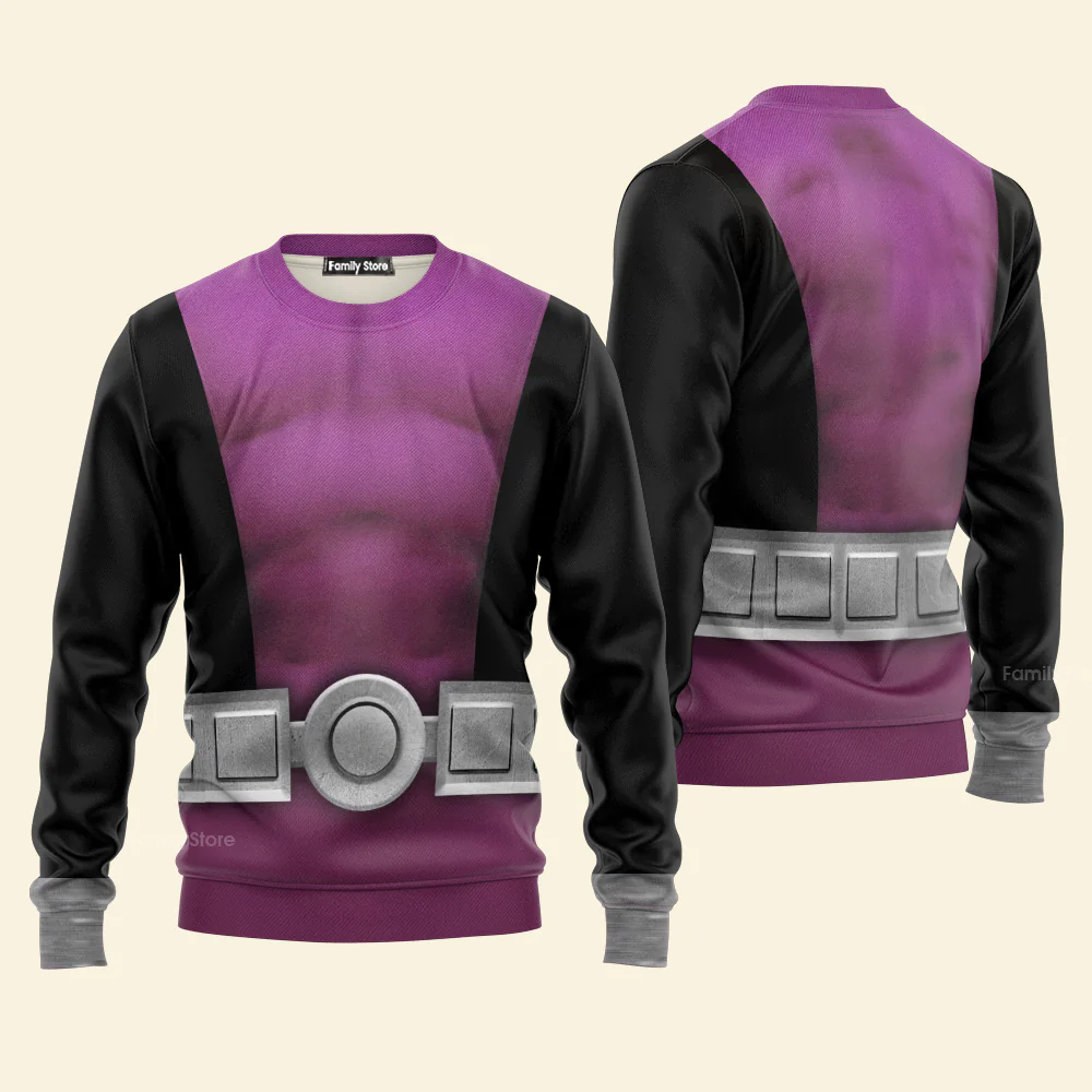 Teen Titan Beast Boy Sweater - Image 3