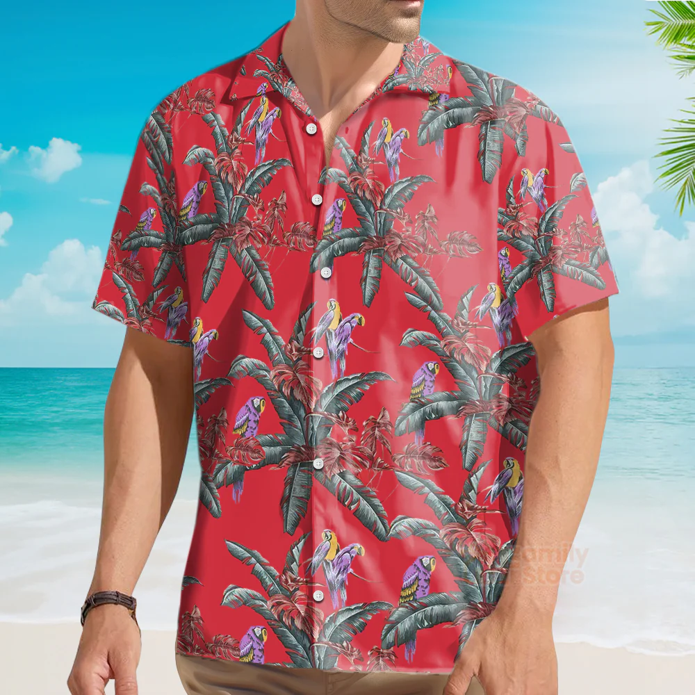 Tom Selleck, Jungle Bird Magnum PI Custom Hawaii Shirt - Image 3