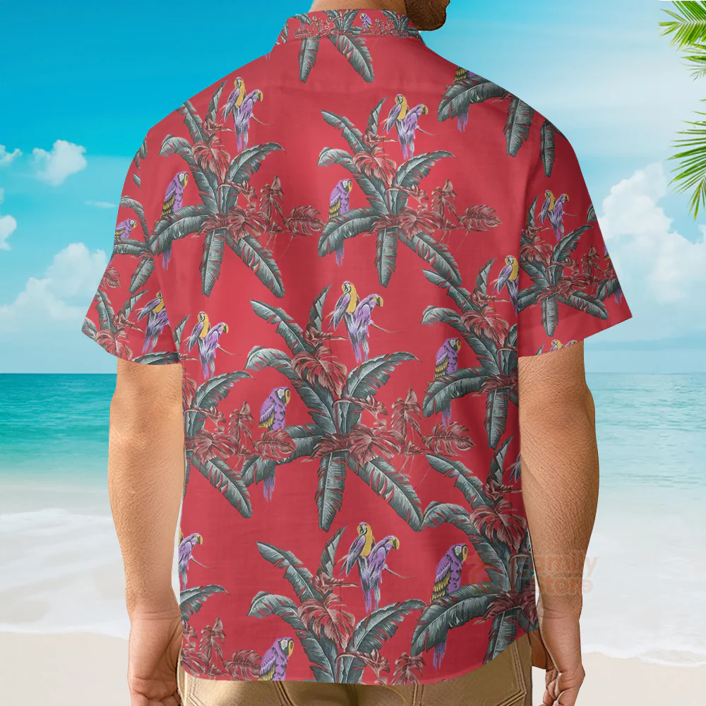 Tom Selleck, Jungle Bird Magnum PI Custom Hawaii Shirt - Image 4