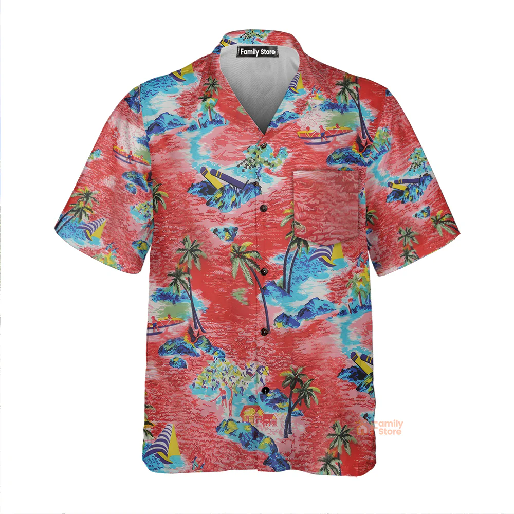 True Romance Clarence Worley Vintage Hawaiian Shirt - Image 2