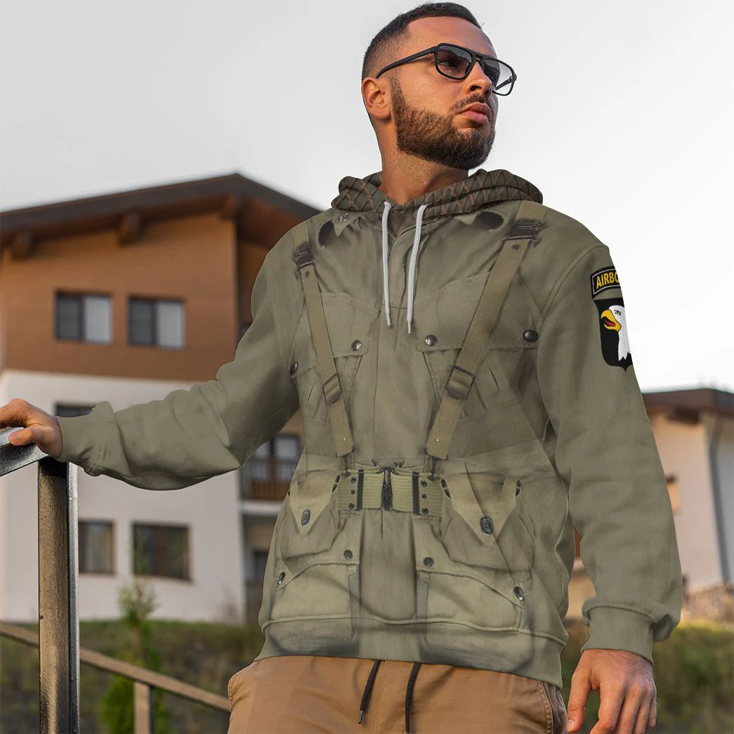 WW2 Paratroopers Hoodie For Men - Image 5