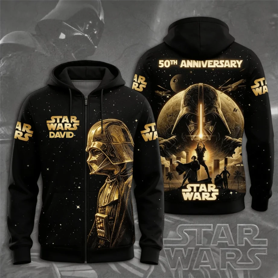 50th Anniversary Golden Helmet Saga - Personalized All Over Shirt - Gift For - Gift For Dad, Movie Fans - Stwa - Image 4