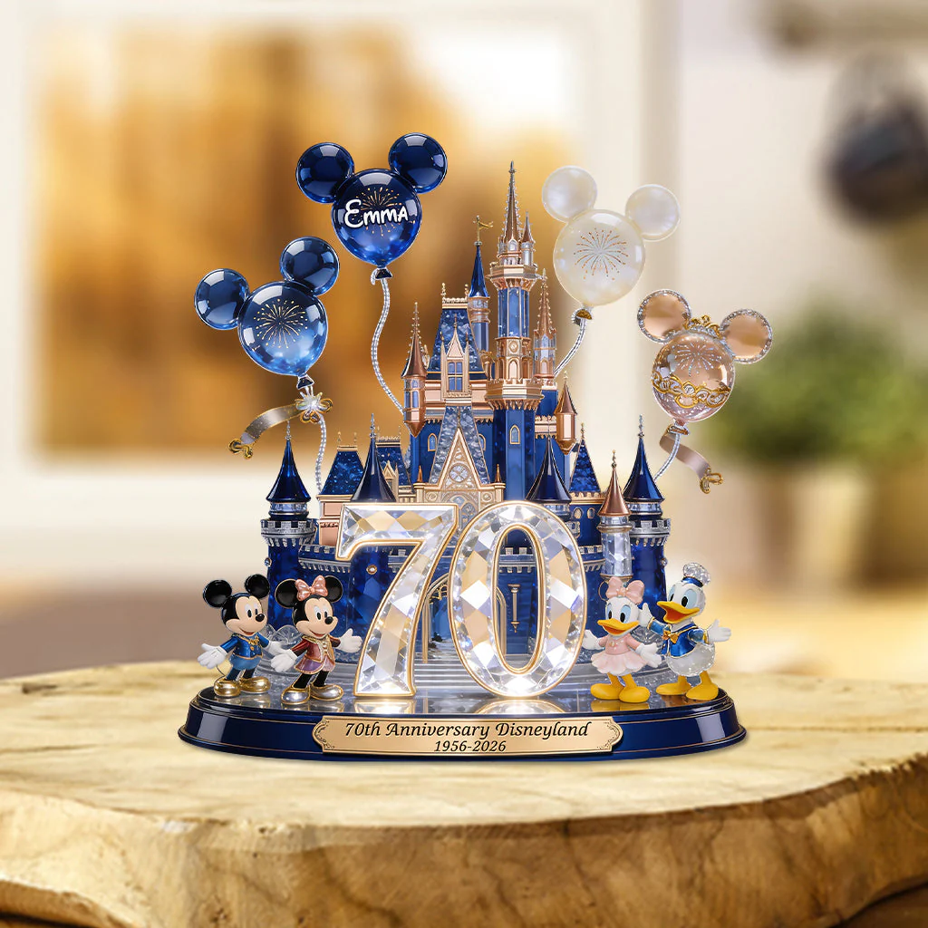 70th Anniversary Of Magic Land - Personalized Acrylic Plaque - DSNY - Image 2