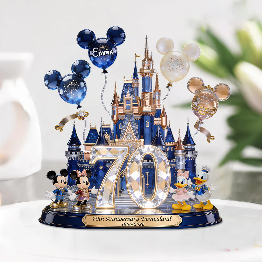 70th Anniversary Of Magic Land - Personalized Acrylic Plaque - DSNY - Image 3