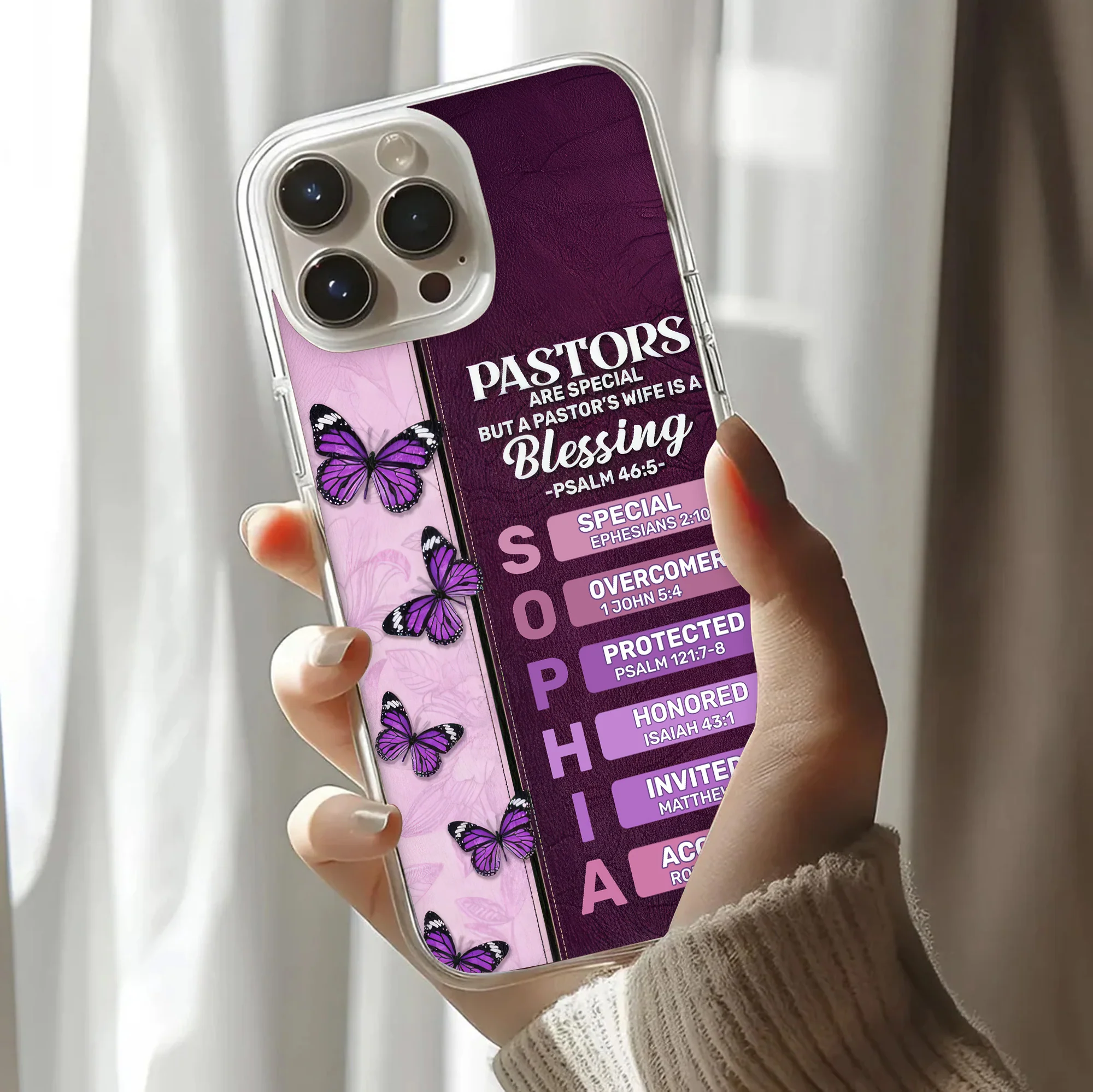 A Blessing Beside The Shepherd - Personalized Phone Case TD118 - Image 3
