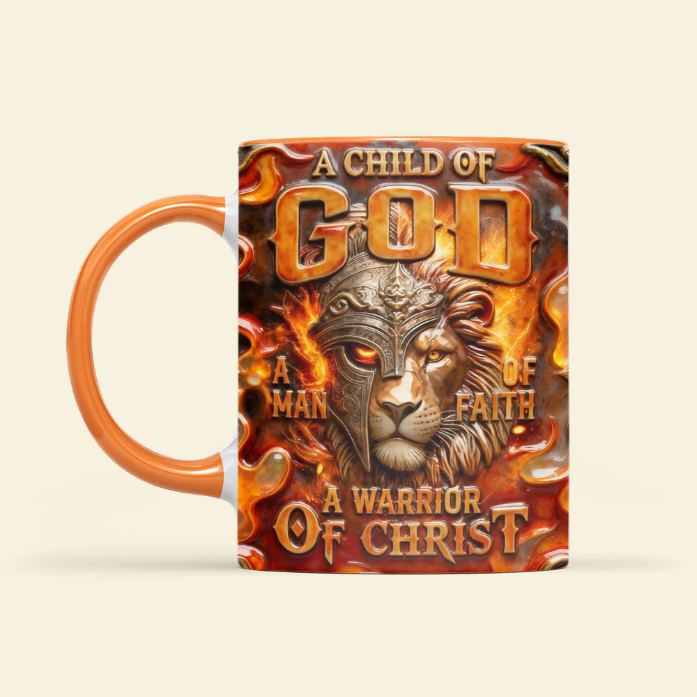 A Child Of God - Personalized Accent Mug - Gift For Christians HH01 - Image 3