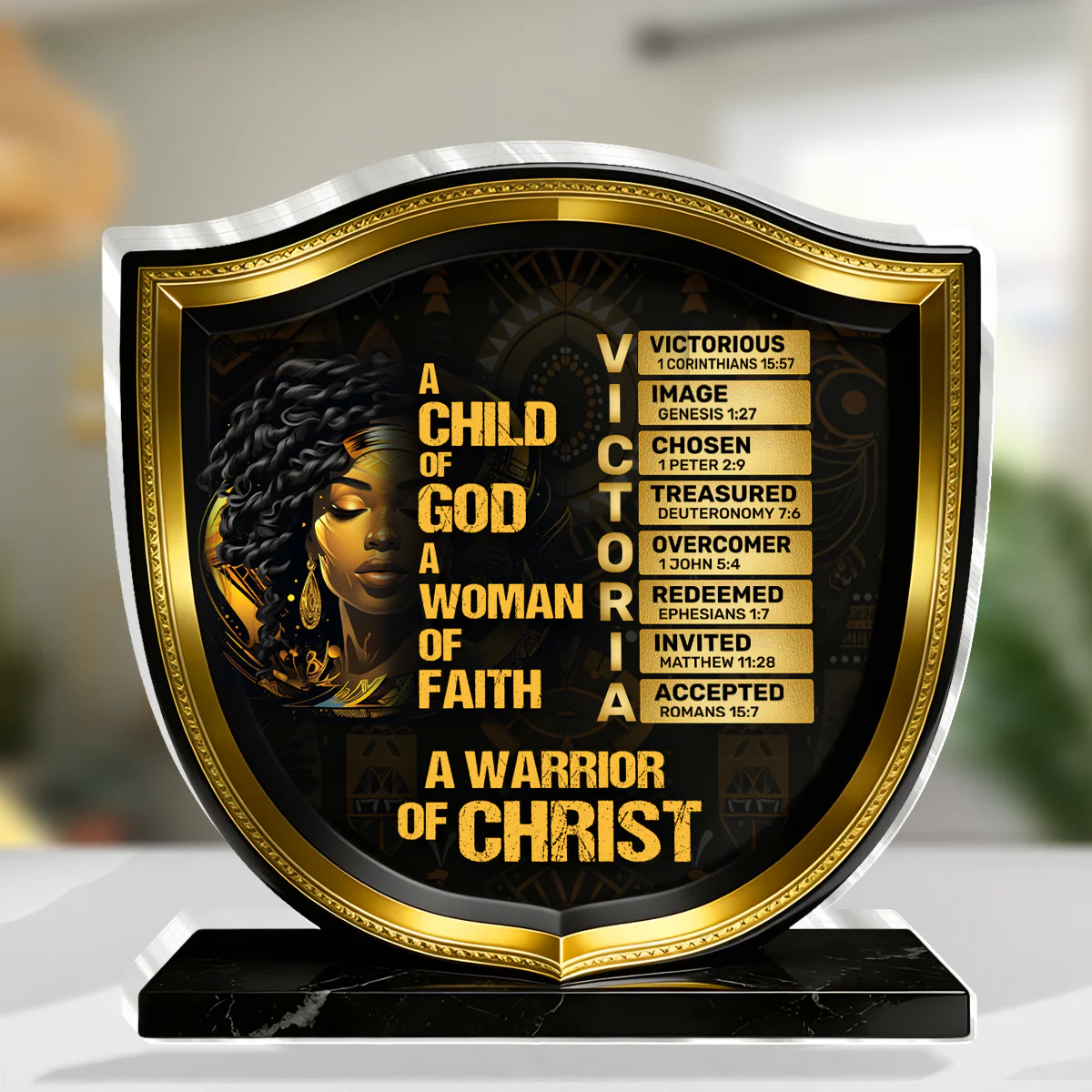 A Child Of God - Personalized Acrylic Plaque - Image 4
