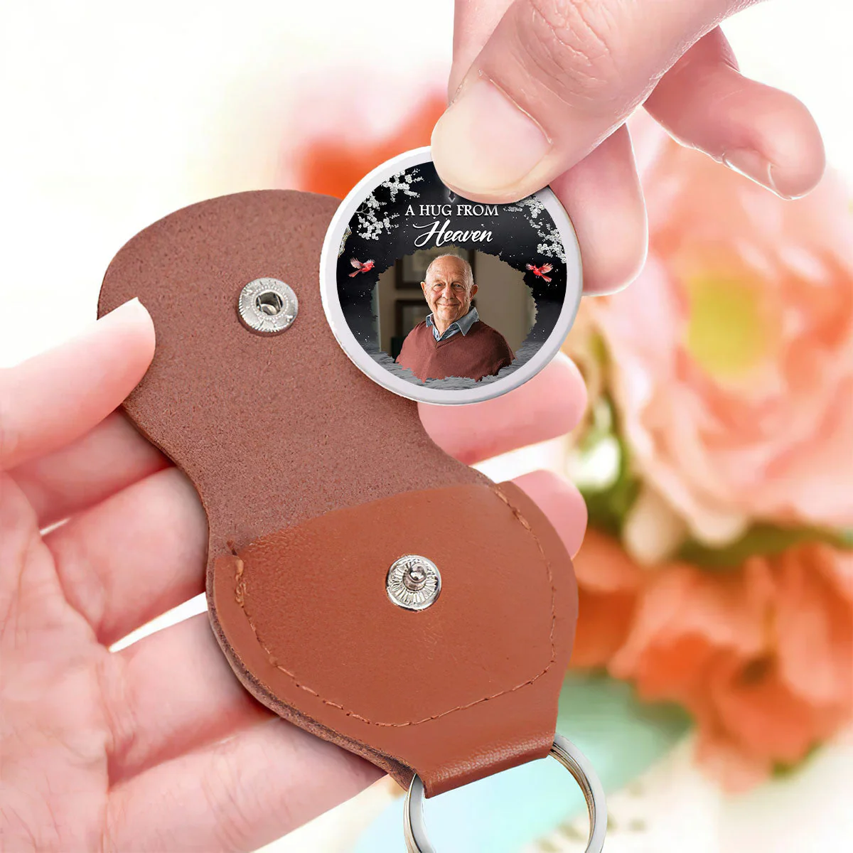 A Hug From Heaven - Personalized Pocket Hug - Christian Gift For Memorial Human BA01 - Image 3