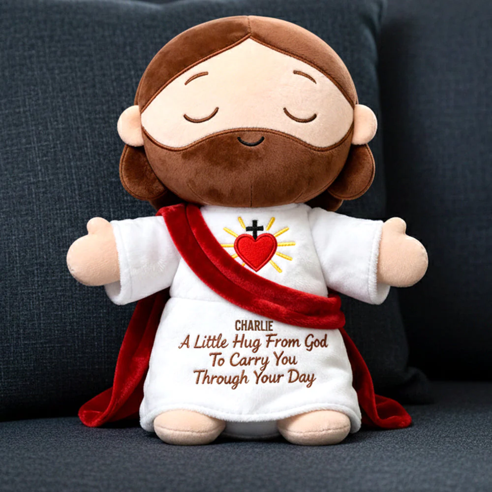 A Little Hug To Carry You Through Your Day - Personalized Custom Shaped Pillow - Gift For Christians NL122