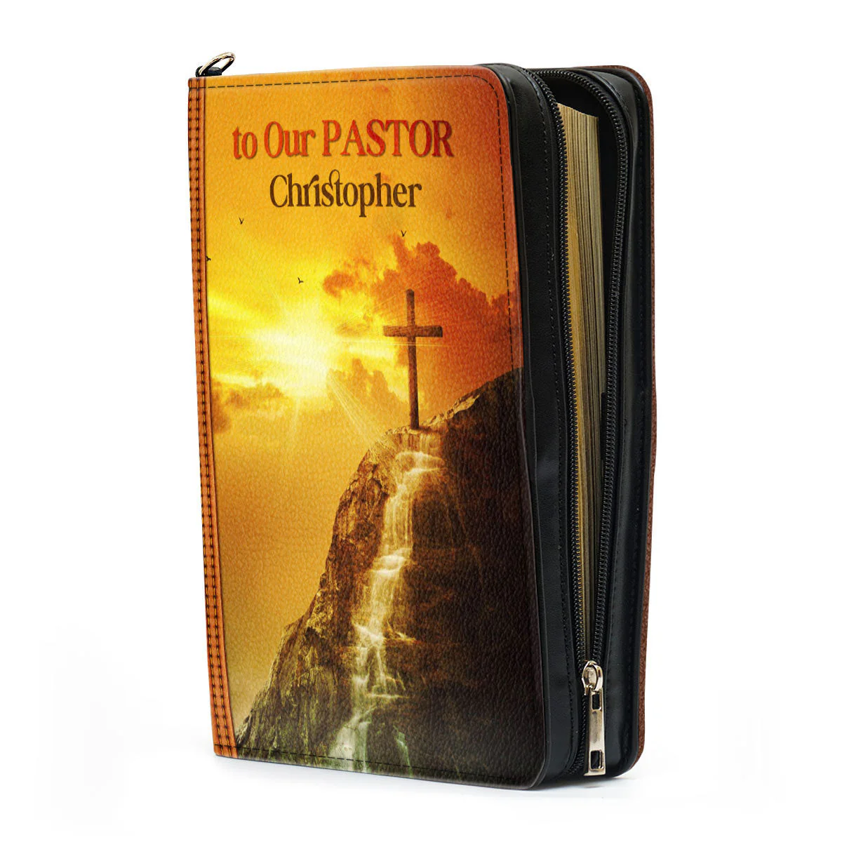 A Love Of God's Word And A Heart For His Flock - Awesome Personalized Bible Covers - AT4082421 - Image 4