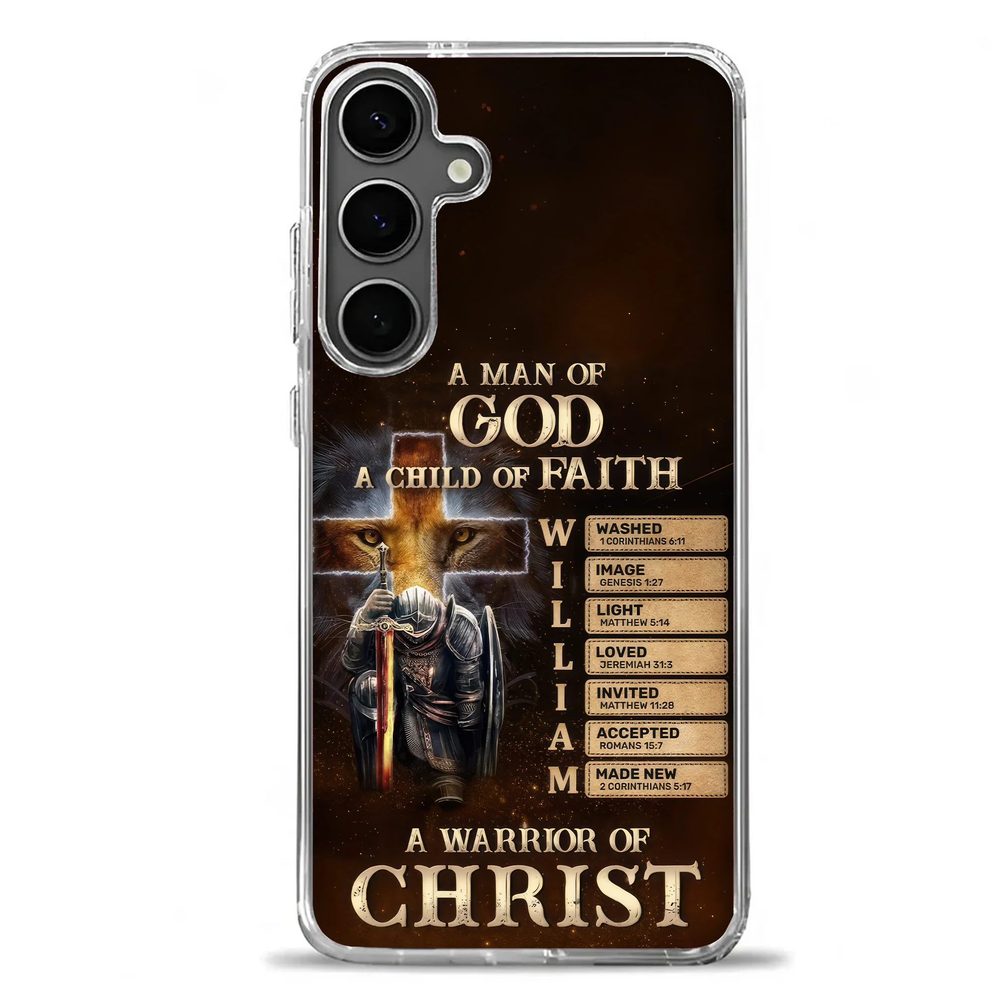 A Man Of God - Personalized Phone Case TD118 - Image 2