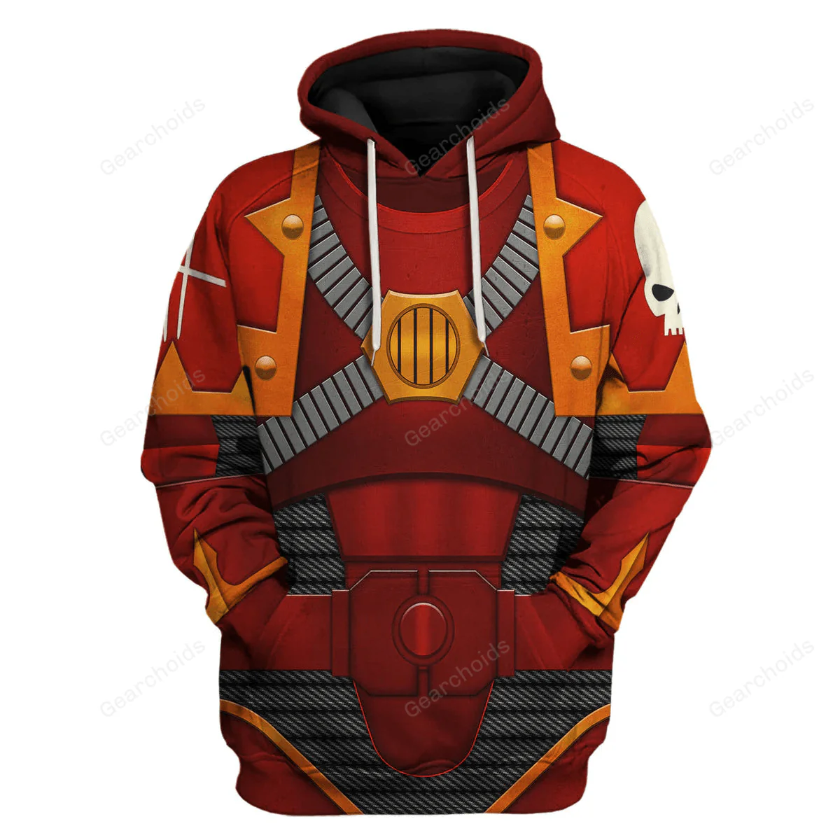 A Member Of The Brazen Beasts Khorne Daemonkin Warband - Costume Cosplay Hoodie Sweatshirt Sweatpants CSWRH103 - Image 2