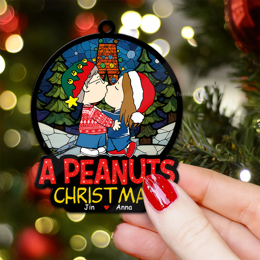 A Peanut Christmas You Will Forever Be My Always - Personalized Wood Ornament - Gift For Couple, Husband Wife - CL45 NH96 - Image 5