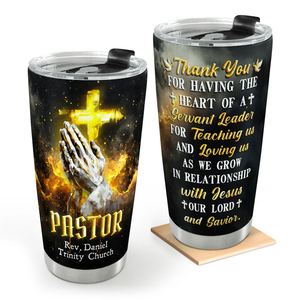 A Servant To All - Personalized Stainless Steel Tumbler TD118