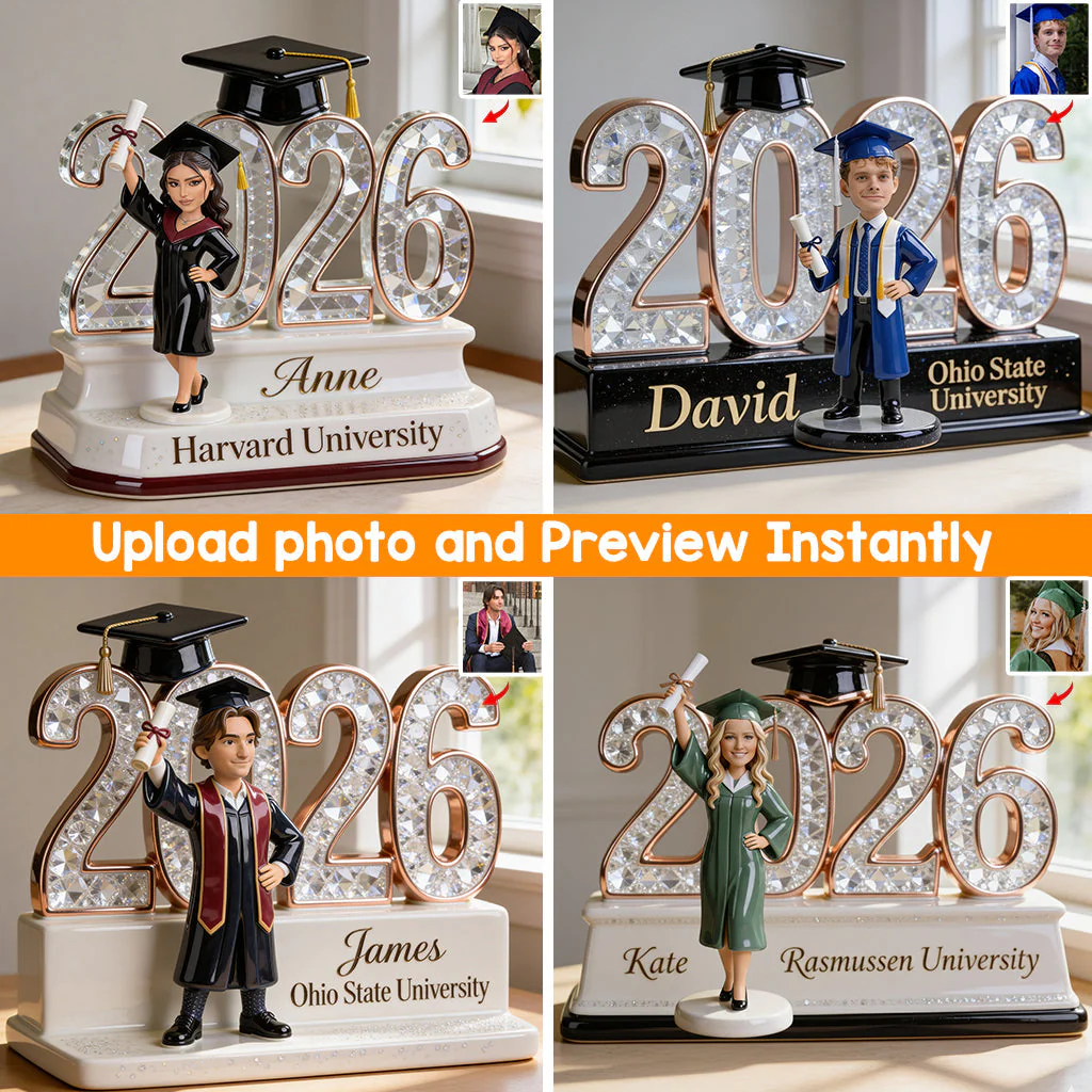 A Sweet Ending To A New Beginning - Personalized Shape Acrylic Plaque - Gift For Graduates