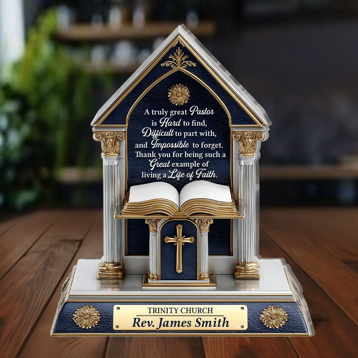 A Truly Great Pastor - Personalized Acrylic Plaque TD118