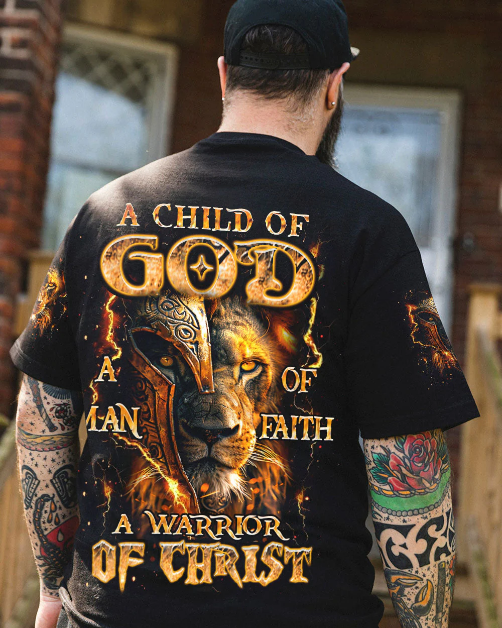 A Warrior Of Christ Lion Men's All Over Print Shirt - Yhhn0702251 - Image 8